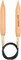 Knitter's Pride Basix Jumbo Birch Fixed Circular Needles 24"- Size 36/20mm
